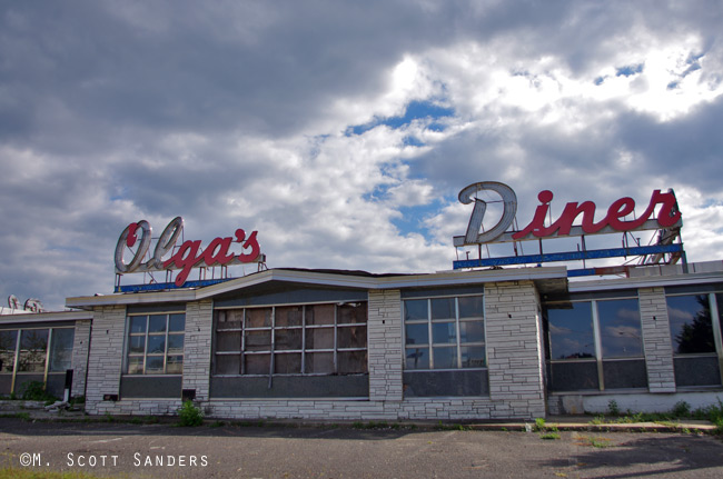 Olga's Diner from the front, Marlton, NJ