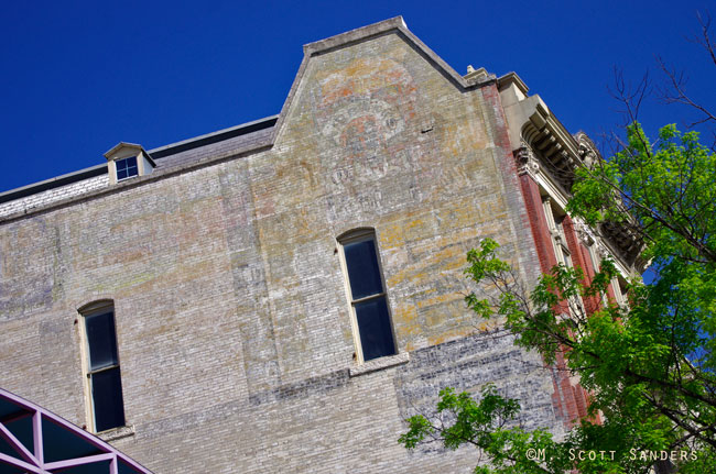 Ghost Sign across from the Alamo