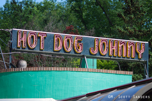Neon Sign at Hot Dog Johnny's, Buttzville, NJ