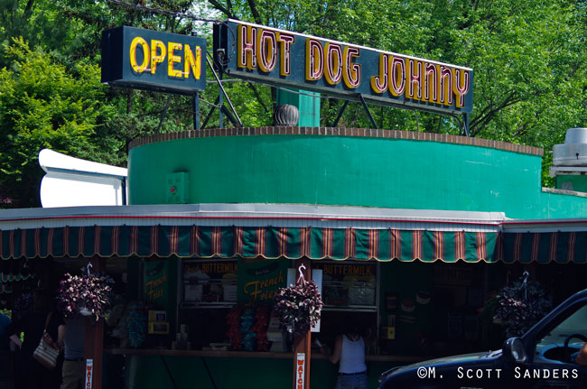 Window at Hot Dog Johnny's, Buttzville, NJ