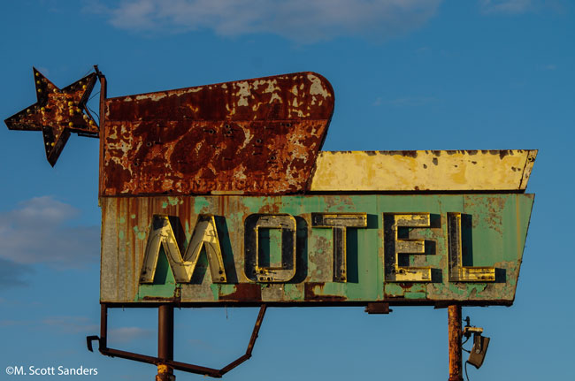 Port Motel sign, Port Trevorton, PA