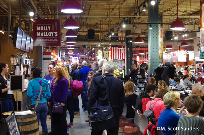 Inside the Reading Terminal Market, Philadelphia, PA