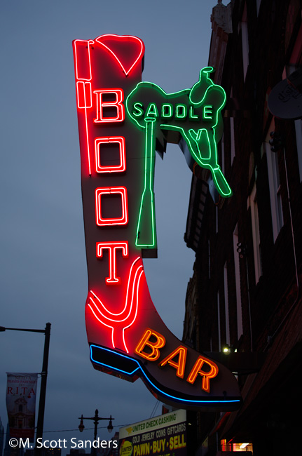 Boot and Saddle Neon Sign
