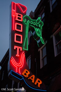 Boot and Saddle Sign Restored, January 2017