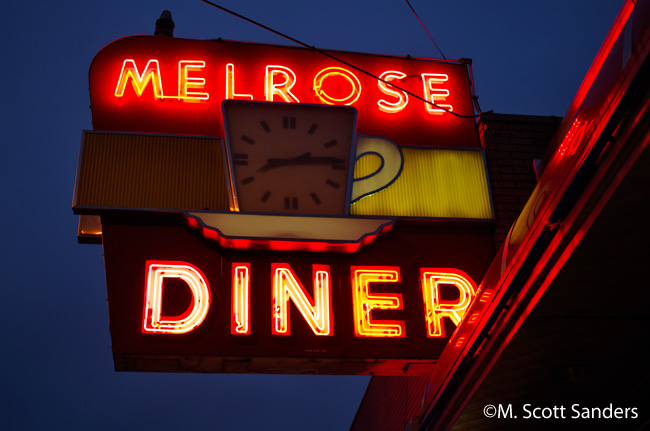 Melrose Diner Sign