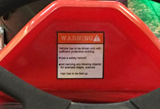 Warning