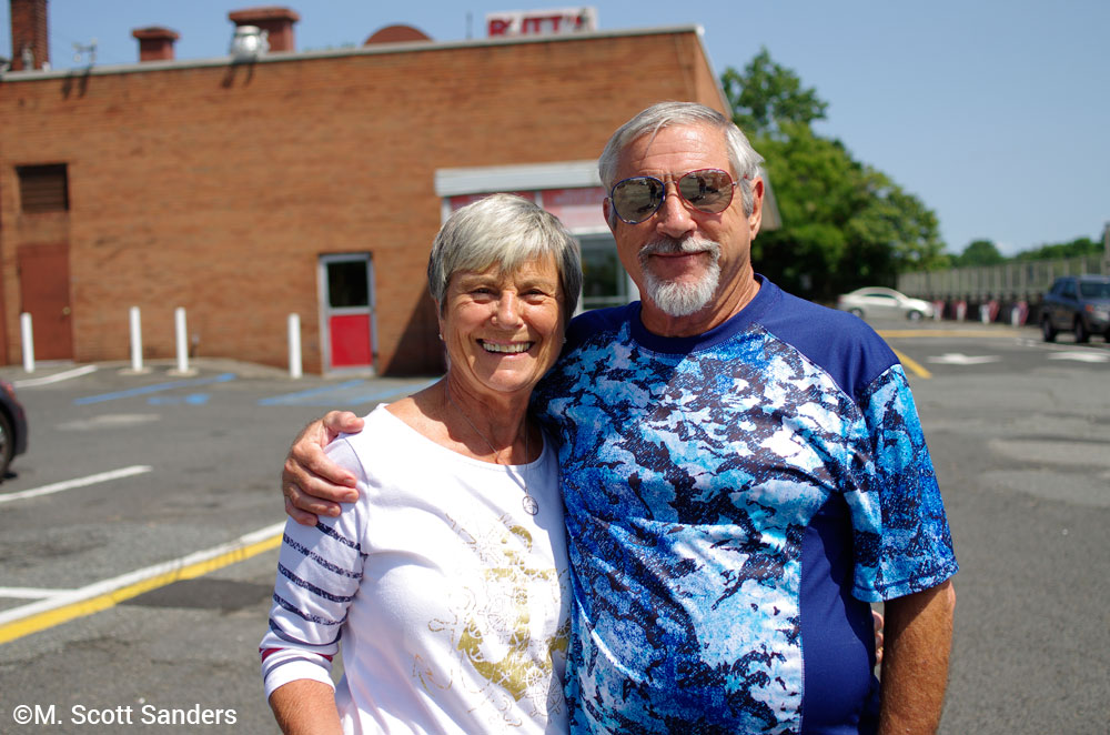 Mom and Dad at Rutt's Hut