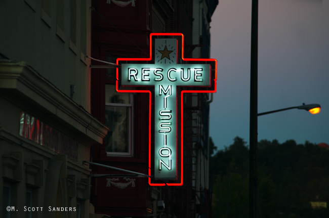 Cross at the Allentown Rescue Mission, Allentown, PA