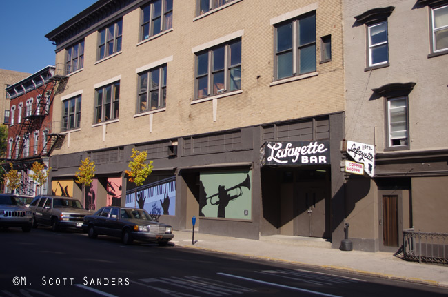 Lafayette Bar and Coffe House from across the street, Easton, PA