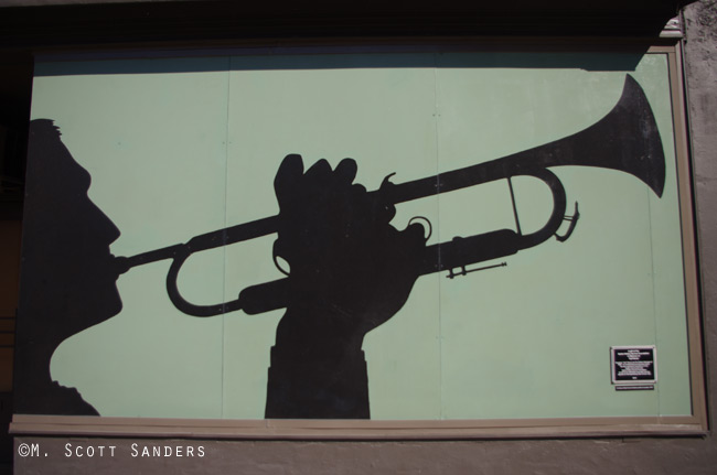 Trumpeter Mural, Lafayette Bar, Easton, PA