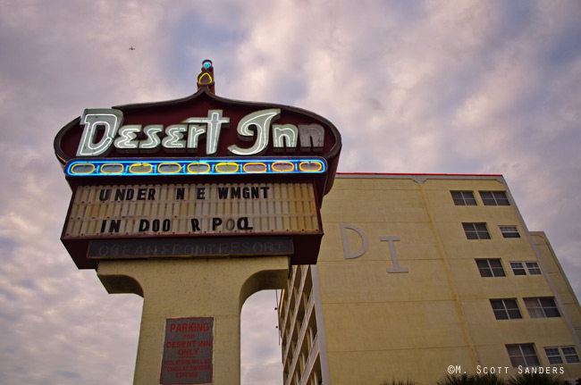 Desert Inn Side Sign, Daytona Beach