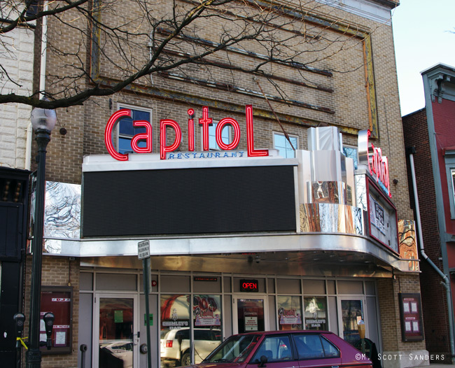 The Capitol Restaurant neon sign, Bloomsburg, PA